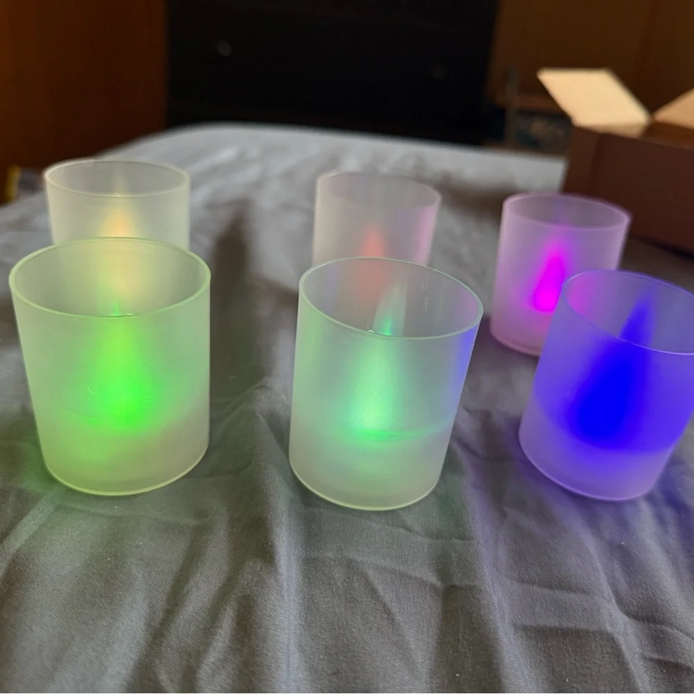 Colorful LED Candle Set
